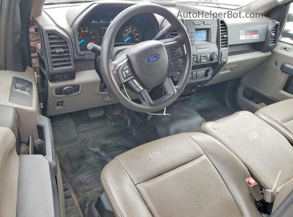 1FTMF1C53KKD00412 2019 FORD F150 White 