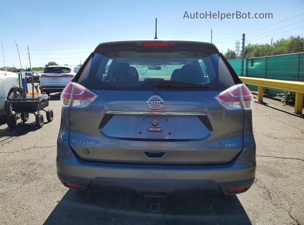 KNMAT2MV0GP621740 2016 NISSAN ROGUE Gray Front interior view