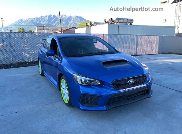 JF1VA1H62L9814612 2020 SUBARU WRX Blue Հետևի ձախ