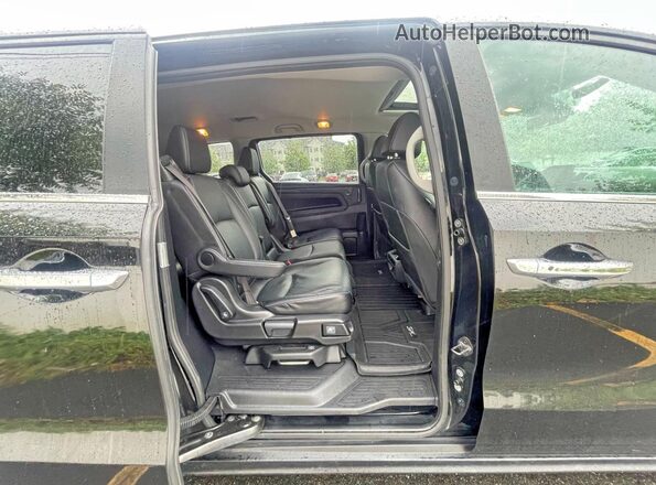 5FNRL6H74NB026354 2022 HONDA ODYSSEY Black უკანა ხედი