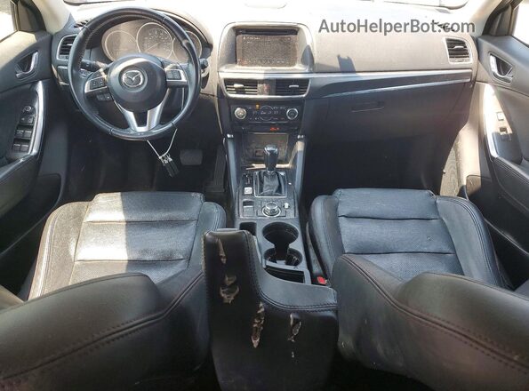 JM3KE4DY6G0670963 2016 MAZDA CX-5 Blue Instrument cluster view