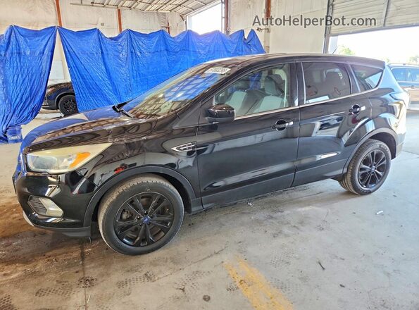 1FMCU0GD3HUC74383 2017 FORD ESCAPE Черный Задняя левая четверть