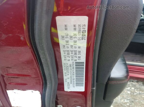 1C4RDJDG8JC416175 2018 DODGE DURANGO Бордовый Панорамный вид салона 360°