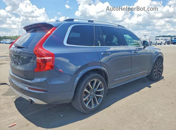 YV4102XK7J1337944 2018 VOLVO XC90 Blue Передня права чверть