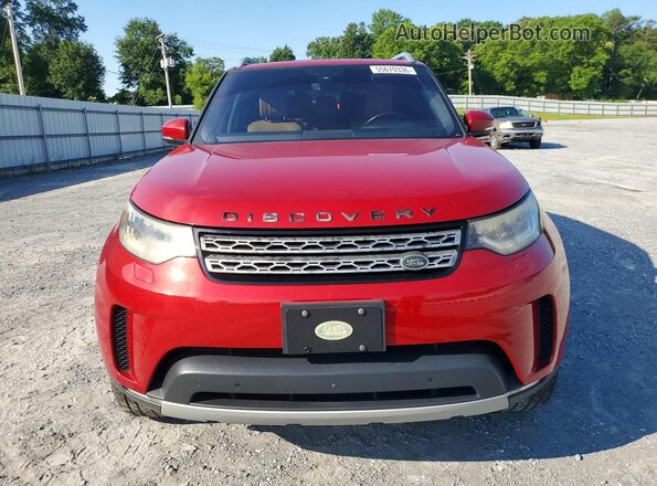 SALRHBBV7HA045682 2017 LAND ROVER DISCOVERY Red Вид ззаду
