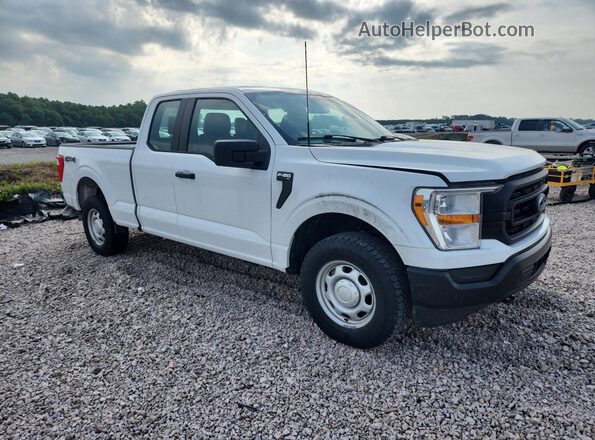 1FTEX1EP1MFC69320 2021 FORD F150 White Front view