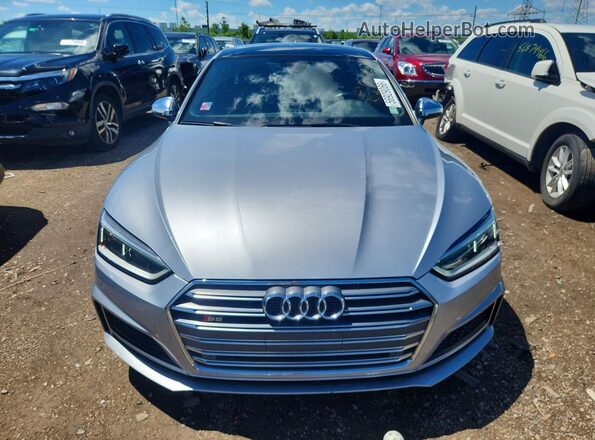 WAUB4CF55JA012347 2018 AUDI S5 Silver Rear view