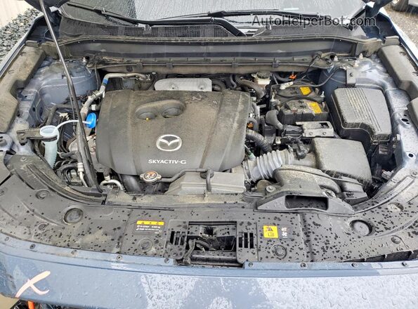 JM3KFBCL5R0530493 2024 MAZDA CX-5 Blue ძრავის განყოფილების ხედი