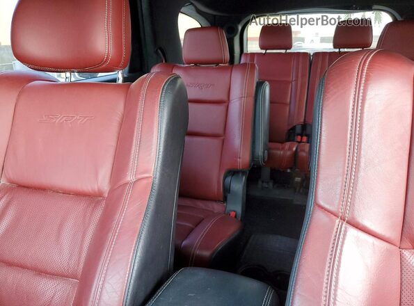 1C4SDJGJ8LC296275 2020 DODGE DURANGO Black Rear interior view