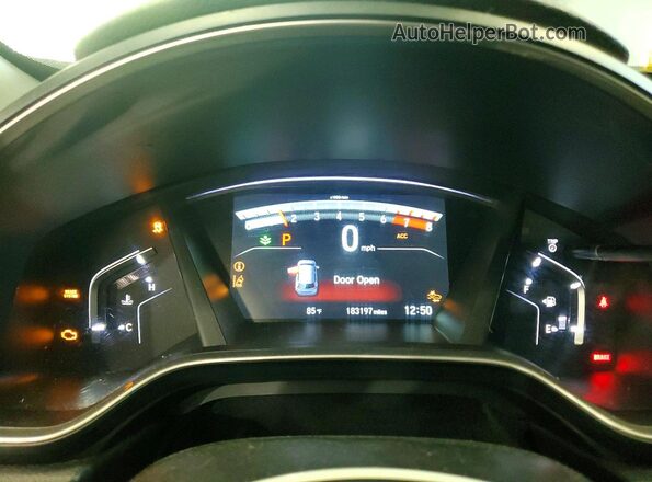 5J6RW2H83HL075775 2017 HONDA CR-V Gray Vista de los asientos traseros