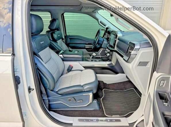 1FTFW1ED9MFB46636 2021 FORD F150 White წინა პანელის ხედი
