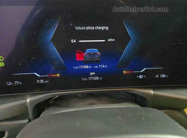 WBY73AW05PFN48939 2023 BMW I4 Black Widok deski rozdzielczej