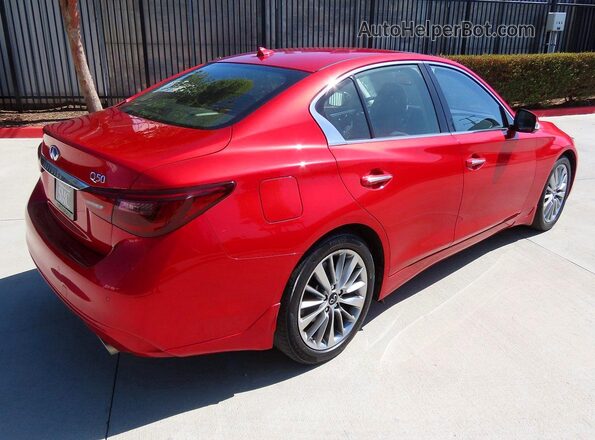 JN1EV7BP1PM512690 2023 INFINITI Q50 Red Առջևի աջ