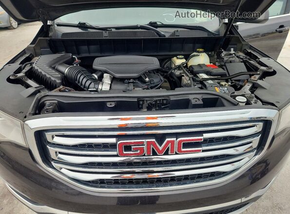1GKKNMLS3JZ186746 2018 GMC ACADIA Gray VIN կոդի պիտակի տեսք