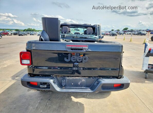 1C6HJTAG0PL584624 2023 JEEP GLADIATOR Black Front interior view