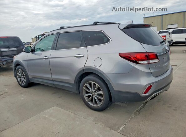KM8SNDHF3JU287057 2018 HYUNDAI SANTA Silver Задня права чверть