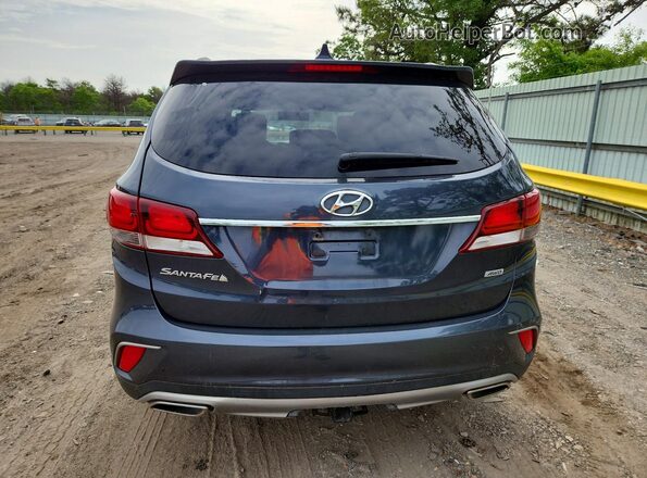 KM8SMDHF2HU191739 2017 HYUNDAI SANTA Серый Вид салона спереди