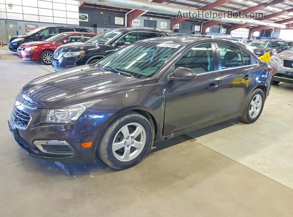 1G1PE5SB6G7229871 2016 CHEVROLET CRUZE Charcoal Trasero izquierdo
