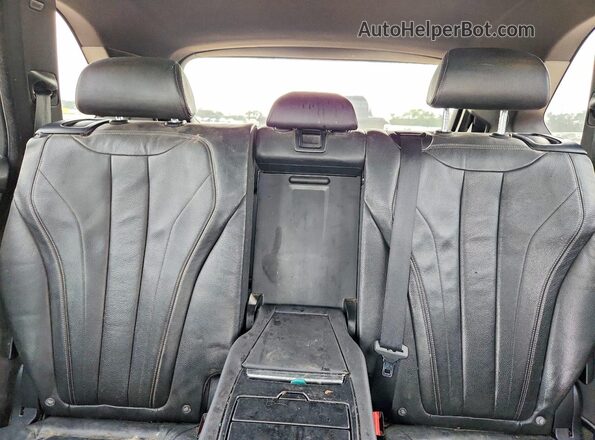 5UXKR2C56J0X09291 2018 BMW X5 Black Widok wnętrza z tyłu