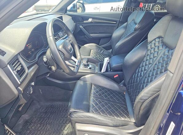 WA1C4AFY4J2088801 2018 AUDI SQ5 Blue Вид наклейки з VIN-кодом
