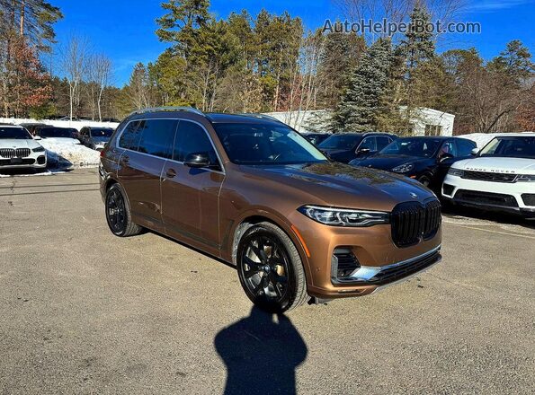 5UXCW2C09L9A00387 2020 BMW X7 Orange Tył prawy