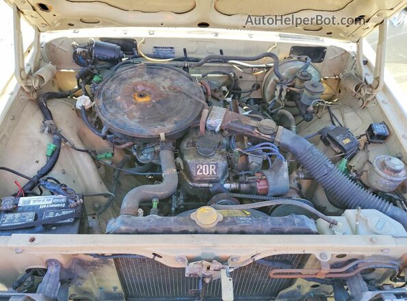 RT105062829 1978 TOYOTA COROLLA Бежевый Вид подкапотного пространства