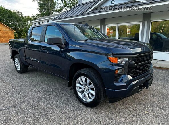 1GCPDBEK7NZ549593 2022 CHEVROLET SILVERADO Blue 