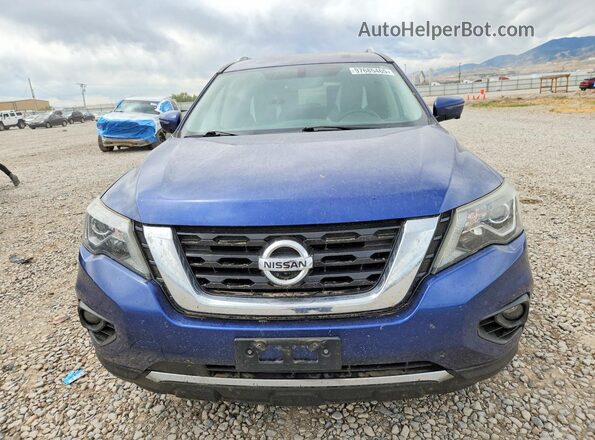 5N1DR2MM3HC639463 2017 NISSAN PATHFINDER Blue Հետևի տեսք