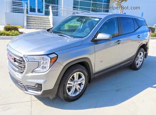 3GKALMEG1RL376073 2024 GMC TERRAIN Silver Rear right
