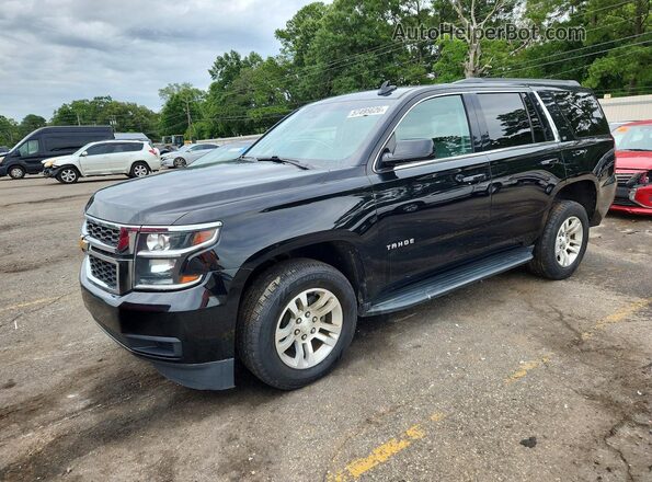 1GNSCBKC7KR125103 2019 CHEVROLET TAHOE Black Հետևի ձախ