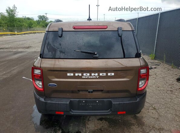 3FMCR9B64NRE18928 2022 FORD BRONCO Brown წინა სალონის ხედი