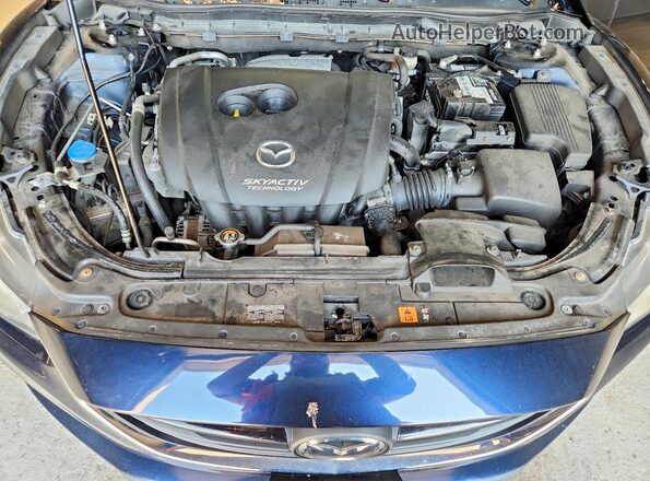 JM1GJ1U57G1411567 2016 MAZDA 6 Blue Widok komory silnika