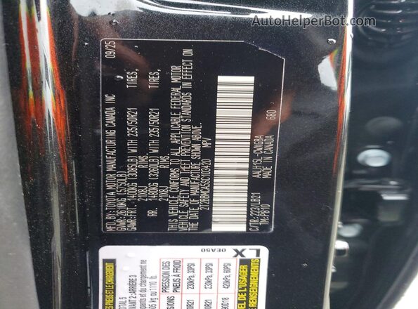 2T2BBMCA5SC103420 2025 LEXUS RX Black 