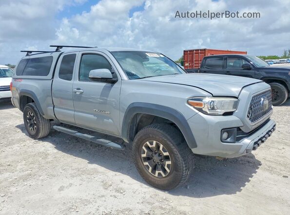 5TFSZ5AN5KX183945 2019 TOYOTA TACOMA Gray 