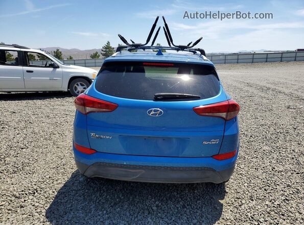 KM8J3CA4XJU652385 2018 HYUNDAI TUCSON Blue 