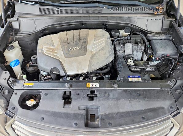 KM8SM4HF5JU278069 2018 HYUNDAI SANTA Черный Вид наклейки с VIN-кодом