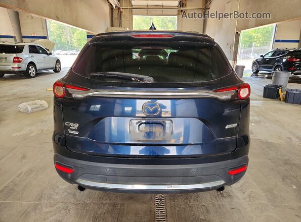 JM3TCBDY4G0108056 2016 MAZDA CX-9 Blue Вид салону спереду