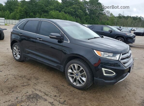 2FMPK4K92HBB18763 2017 FORD EDGE Black Vista frontal