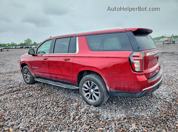1GNSKCKD7MR306707 2021 CHEVROLET SUBURBAN Red Задня права чверть