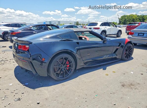 1G1YY2D76J5105461 2018 CHEVROLET CORVETTE Black წინა მარჯვენა