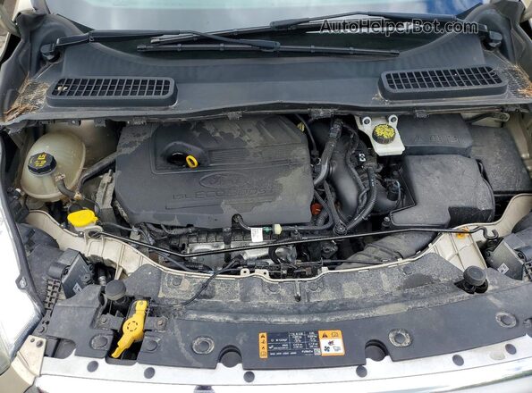 1FMCU9HD3JUA40947 2018 FORD ESCAPE Gold Widok naklejki z numerem VIN