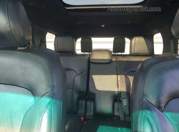 1FM5K8DH4GGA49620 2016 FORD EXPLORER Gray უკანა სალონის ხედი