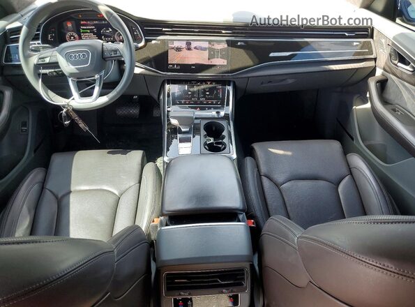 WA1FVAF14KD034112 2019 AUDI Q8 Black ხელსაწყოთა პანელის ხედი