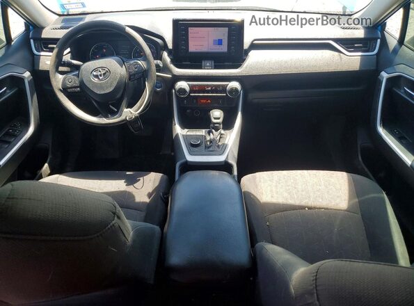 2T3RWRFV2KW036736 2019 TOYOTA RAV4 Blue ხელსაწყოთა პანელის ხედი