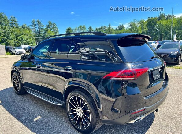 4JGFB4KB9MA448923 2021 MERCEDES-BENZ GLE Черный Передняя правая четверть