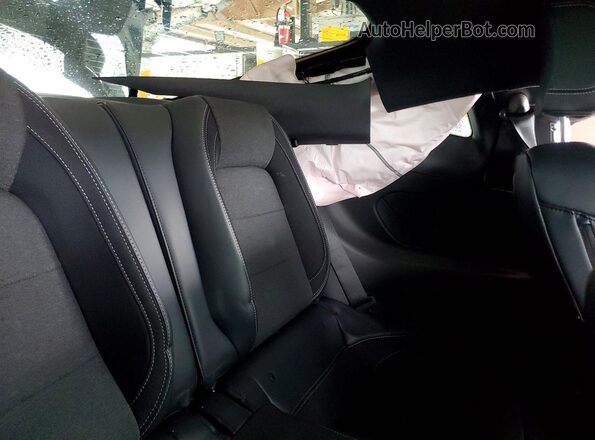 1FA6P8TH9S5131333 2025 FORD MUSTANG Black Vista interior trasera