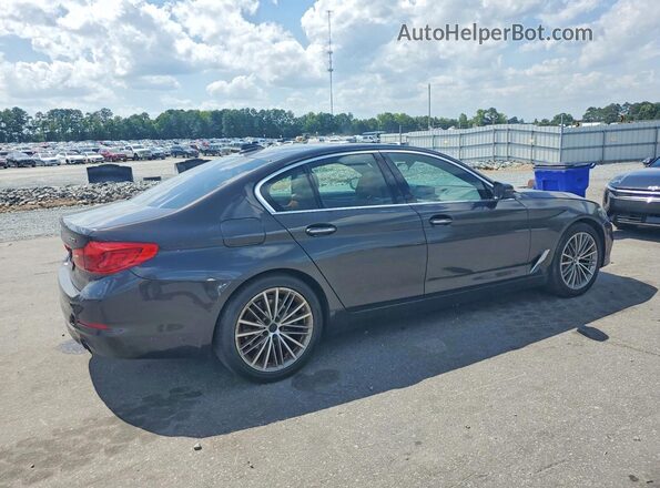 WBAJA5C37HG895037 2017 BMW 5 SERIES Brown Передня права чверть