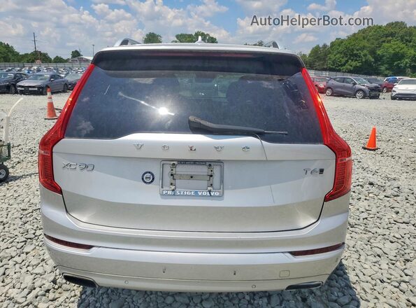 YV4A22PK0J1340453 2018 VOLVO XC90 Silver წინა სალონის ხედი