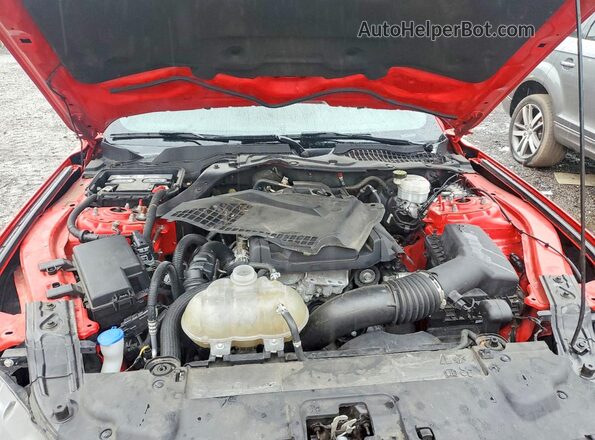 1FA6P8TH2L5186952 2020 FORD MUSTANG Red Engine compartment view