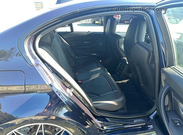WBS8M9C59G5D30537 2016 BMW M3 Синий Вид салона спереди